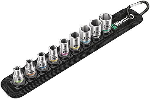 Style ベルト 1|4＂差し込みソケット9点 WERA ヴェラ 差込角1|4DR 9点組ZYKLOPソケットセット 003883