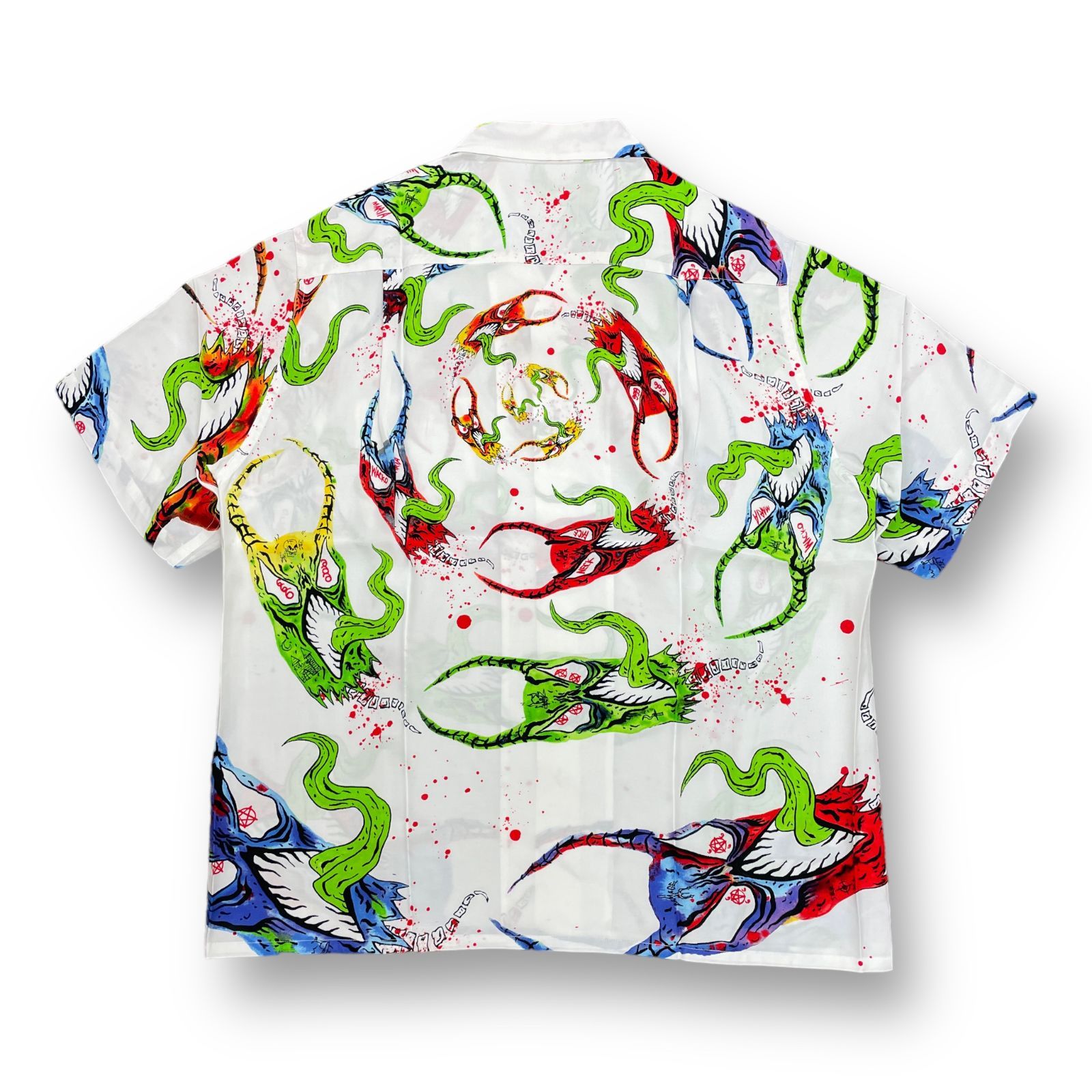 新品 WACKO MARIA NECK FACE / HAWAIIAN SHIRT ネックフェイス コラボ 