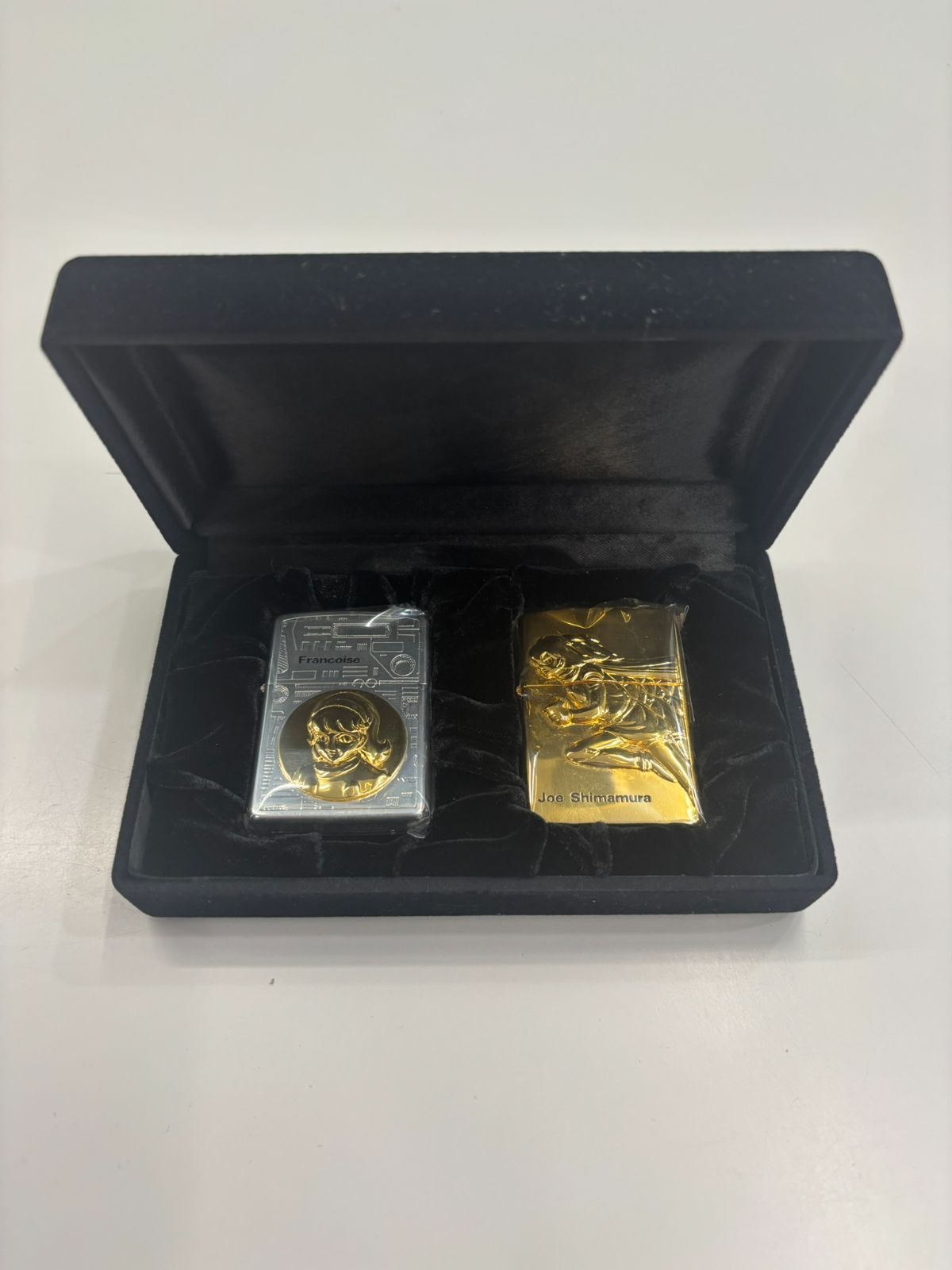 蔵出しお宝 2012年製ZIPPOサイボーグ009 島村ジョー フランソワーズ 2点セット