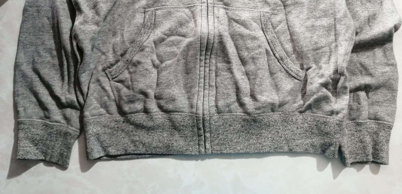 UNIQLO ユニクロ フルジップパーカー グレー サイズXL - メルカリ