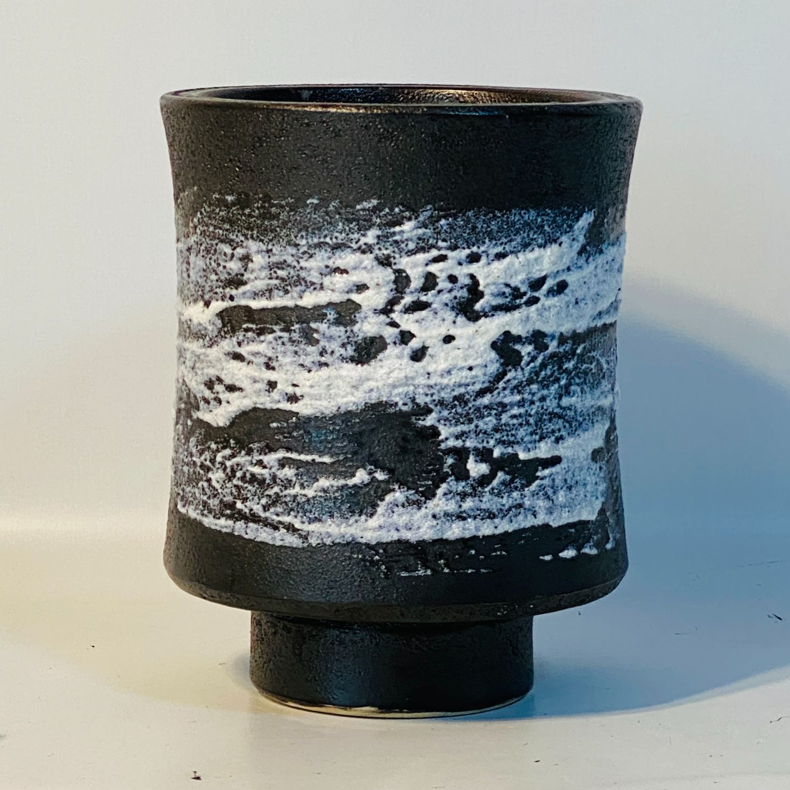 清山焼 水盤 涅雪 花器 花瓶 華道 花道 お花 生け花 水器 花立 花入