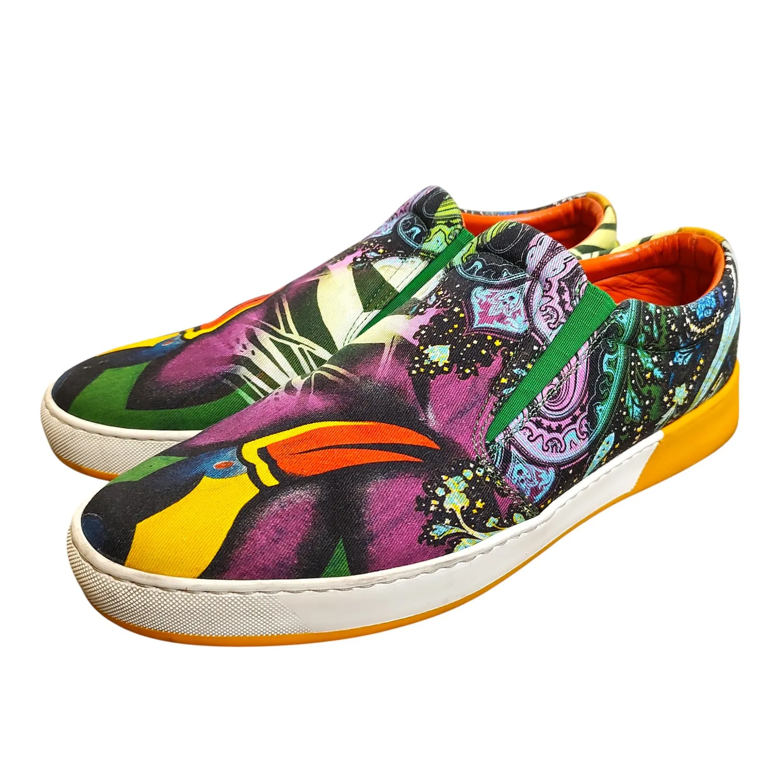 ☆未使用☆ ETRO エトロ レザー製 ペイズリー スニーカー 定価11万 ETRO(エトロ) スニーカー(メンズ) - 海外通販のBUYMA