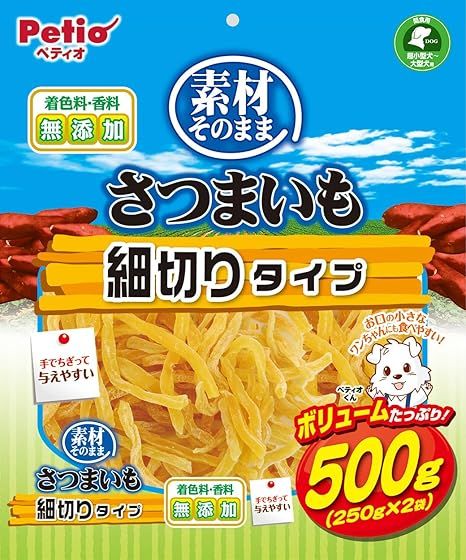 同梱不可 12個セット ペティオ素材そのままさつまいも細切りタイプ500g