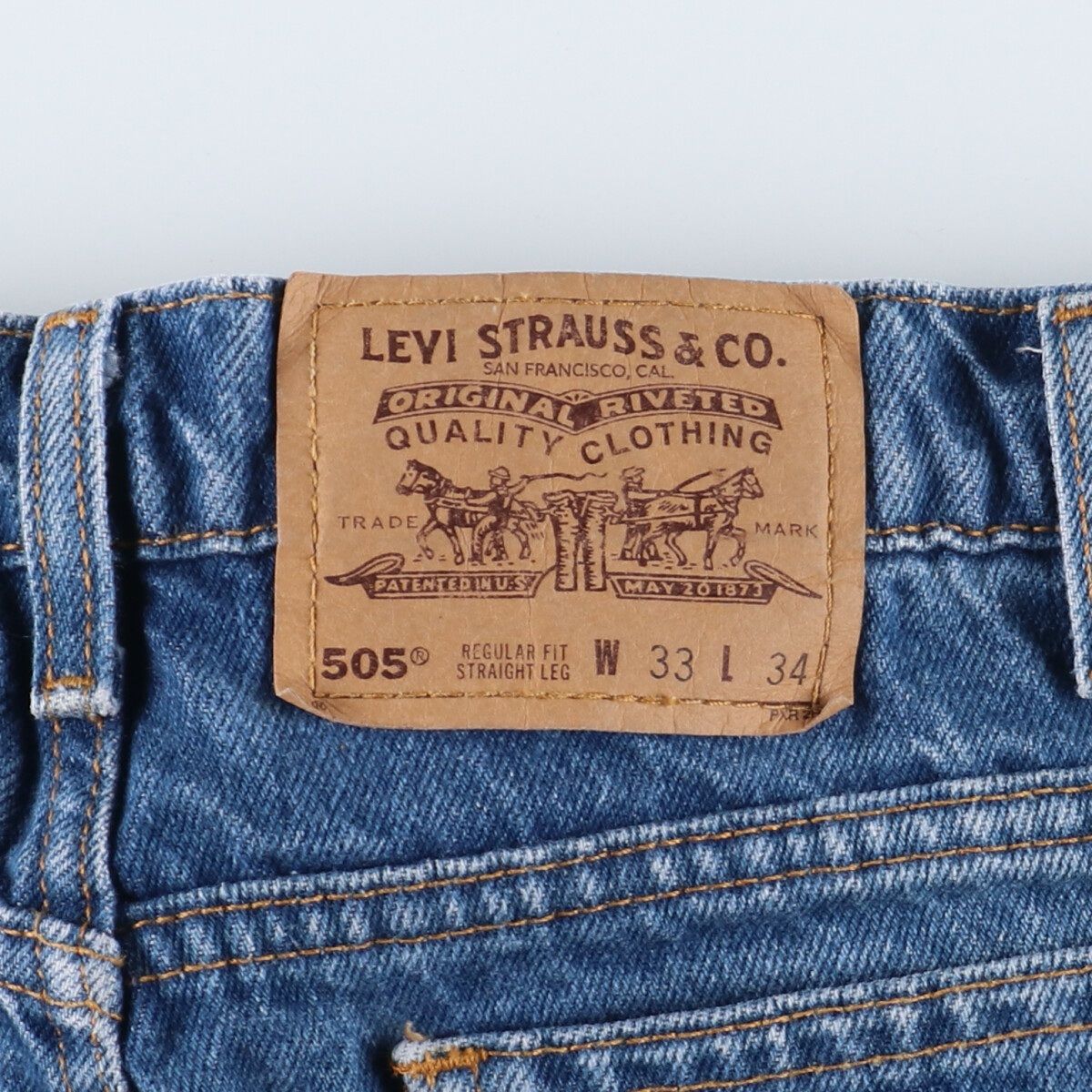 古着 90年代 リーバイス Levi's 505 REGULAR FIT STRAIGHT LEG