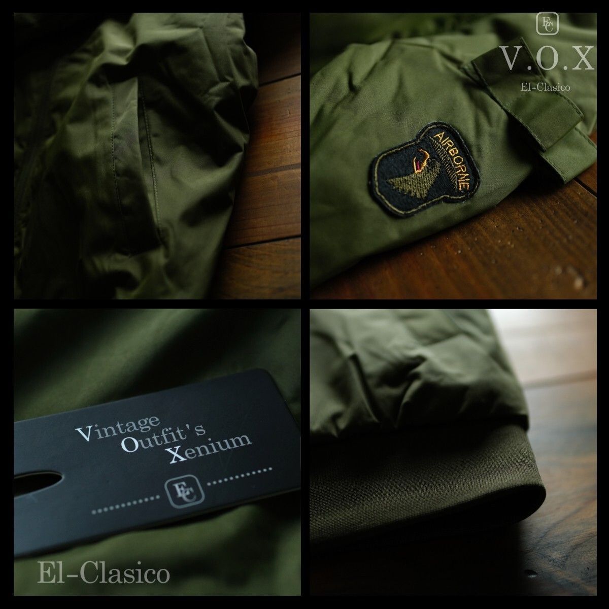 新品*米国□V.O.X□USエアフォース*ボア付き フライトジャケット MA-1