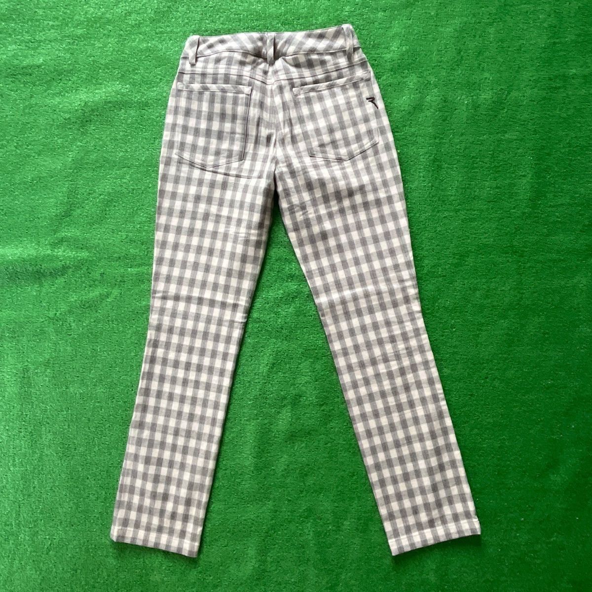 CHERVO SPORTS シェルボ ロゴ刺繍 チェック柄 コットン