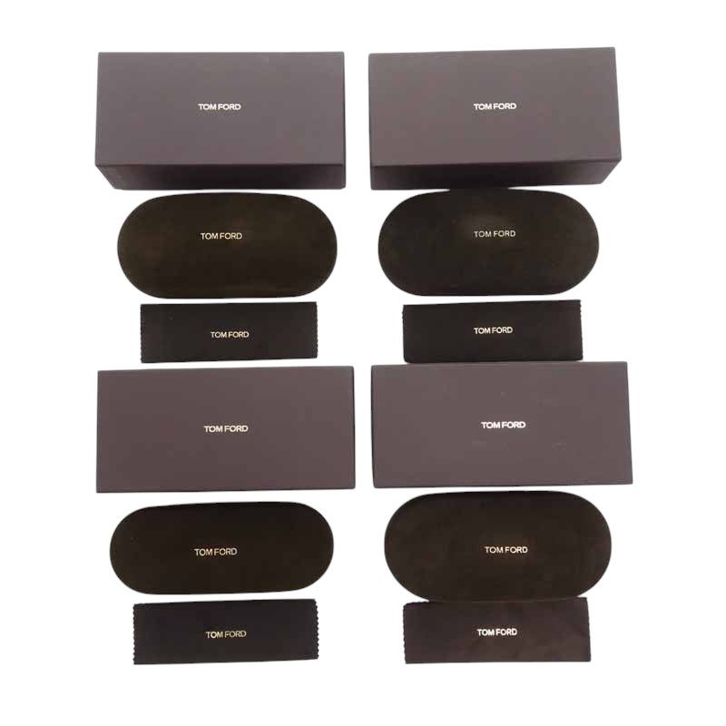 トムフォード|TOM FORD 純正ケース 箱 クロス セット メガネ サングラス ケース ブラウン サイズ ユニセックス-
