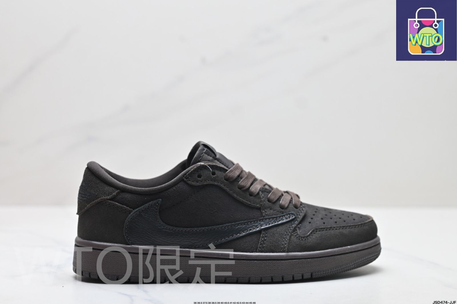 トラヴィススコット × ナイキ エアジョーダン1 ロー OG SP ベルベットブラウン アンド ダークモカ DM7866-202-WTO輸入2