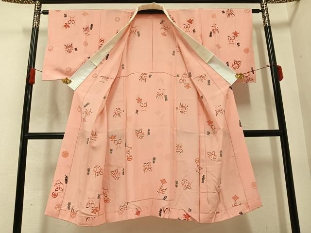 平和屋着物●長襦袢 無双仕立て 隅取 正絹 ♥ AABA8193ph