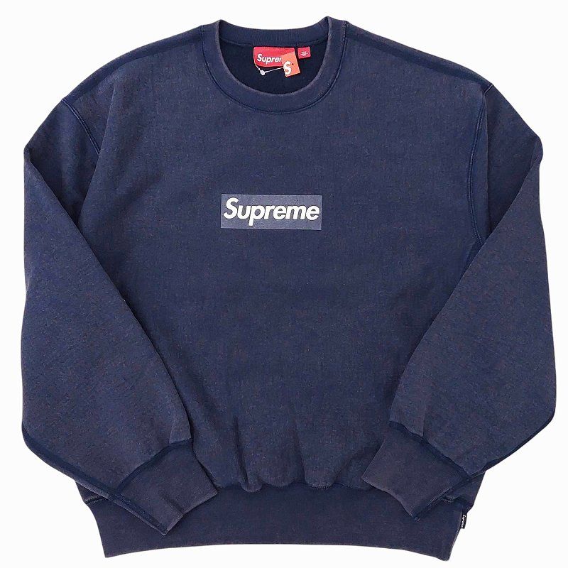 Supreme Washed Box Logo Crewneck