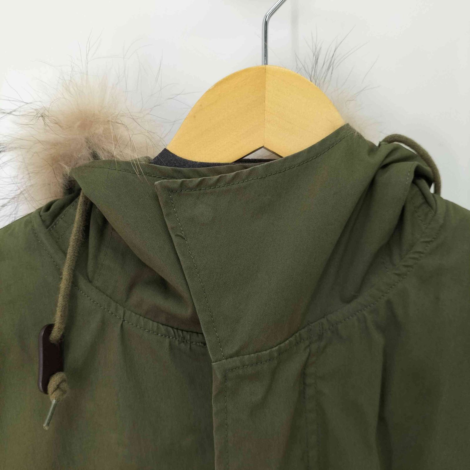 フレッドペリー 迷彩ダウンライナー付 モッズコート フィッシュテール