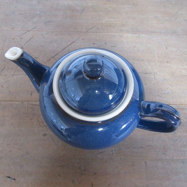 イギリス製 DENBY デンビー インペリアルブルーシリーズ ティーポット