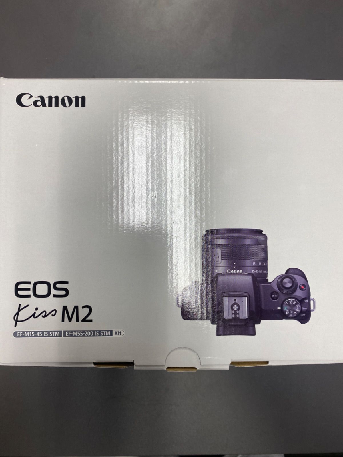 新品】訳あり品 Canon EOS Kiss M2 ホワイト ボディのみ レンズキット