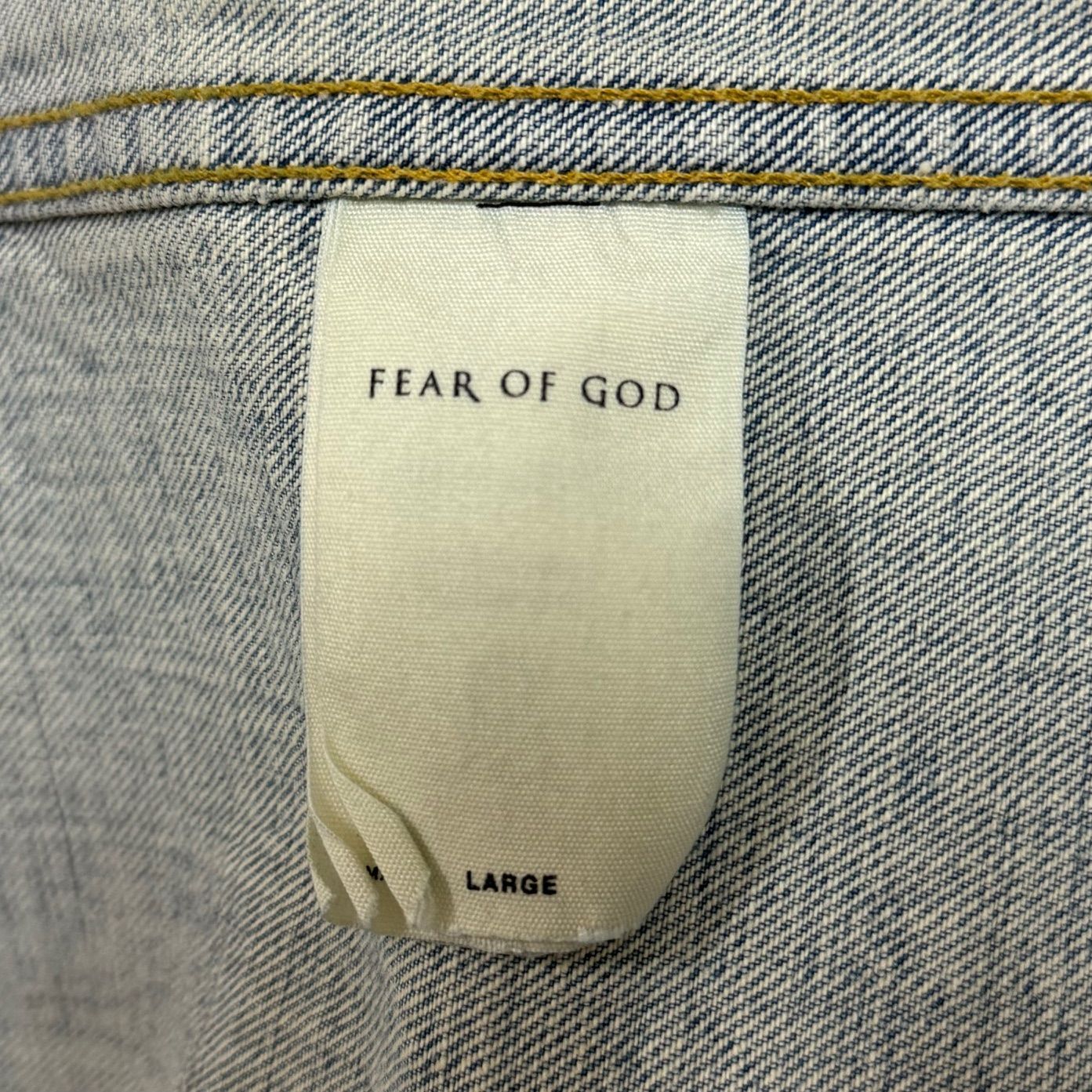 FEAR OF GOD フィアオブゴッド ダメージ デニム カバーオール 