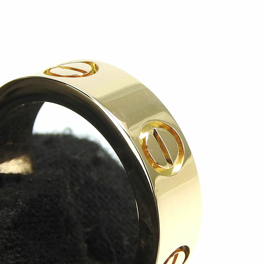 カルティエ 指輪 ラブリング 48号 日本サイズ約8号 1Pピンクサファイア Au750 K18PG ピンクゴールド 約8.9g 小物 アクセサリー ジュエリー レディース 女性 Cartier jewelry Accessories ring