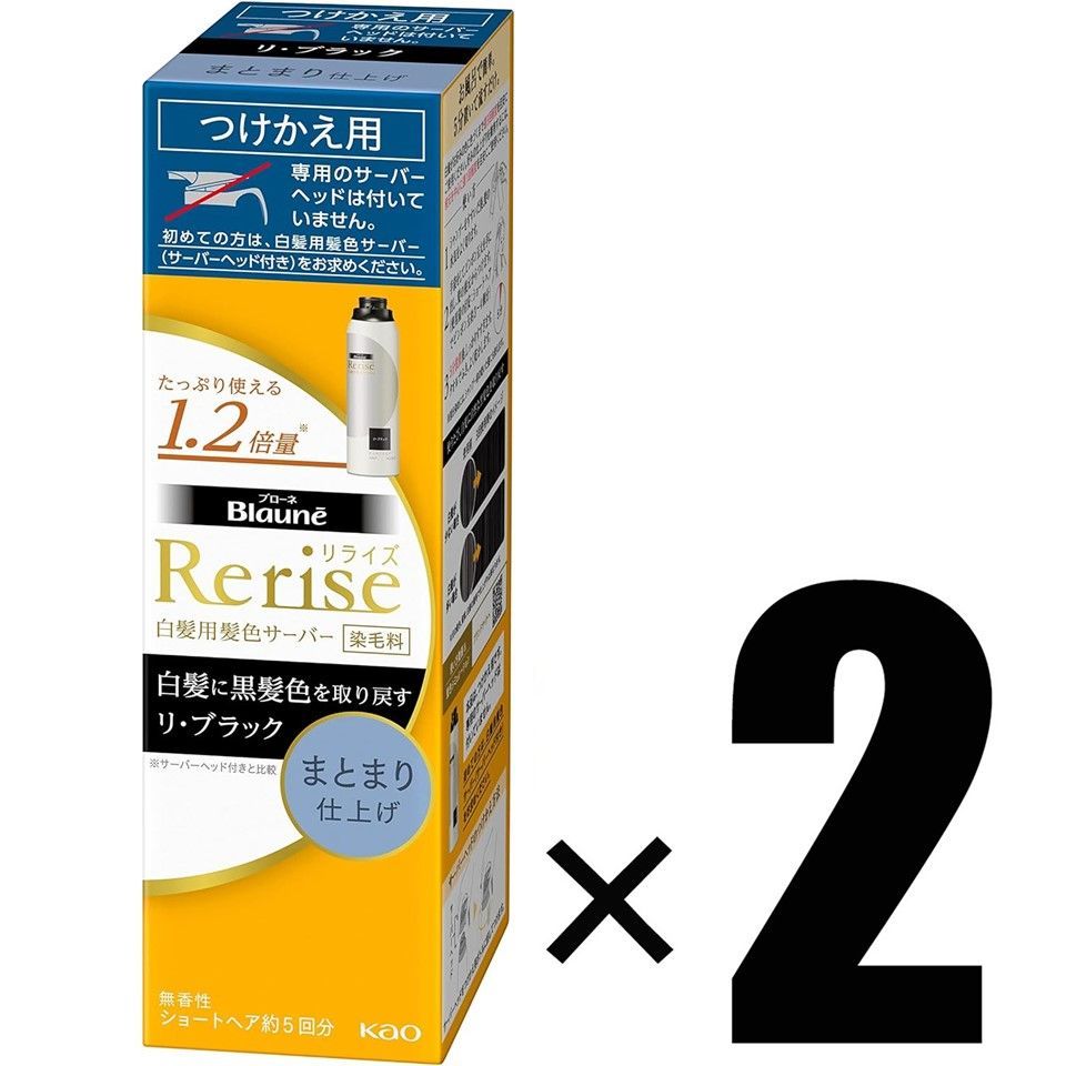 リライズ 白髪用髪色サーバー リ・ブラック まとまり仕上げ 付け替え 3 ...
