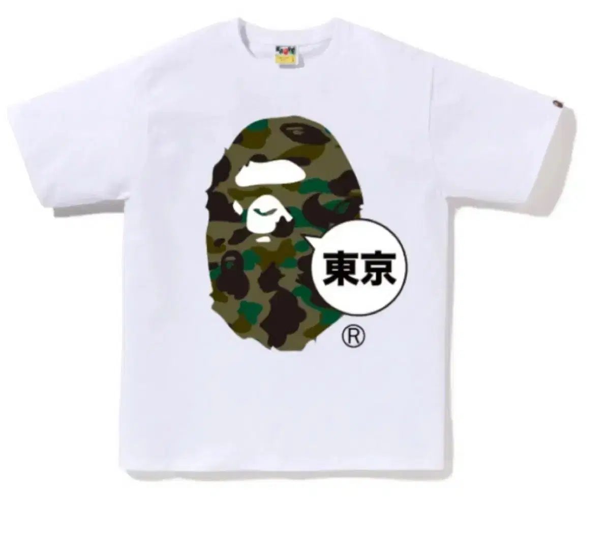 レディース A BATHING APE(アベイシングエイプ) 東京 Tシャツ s ビッグ