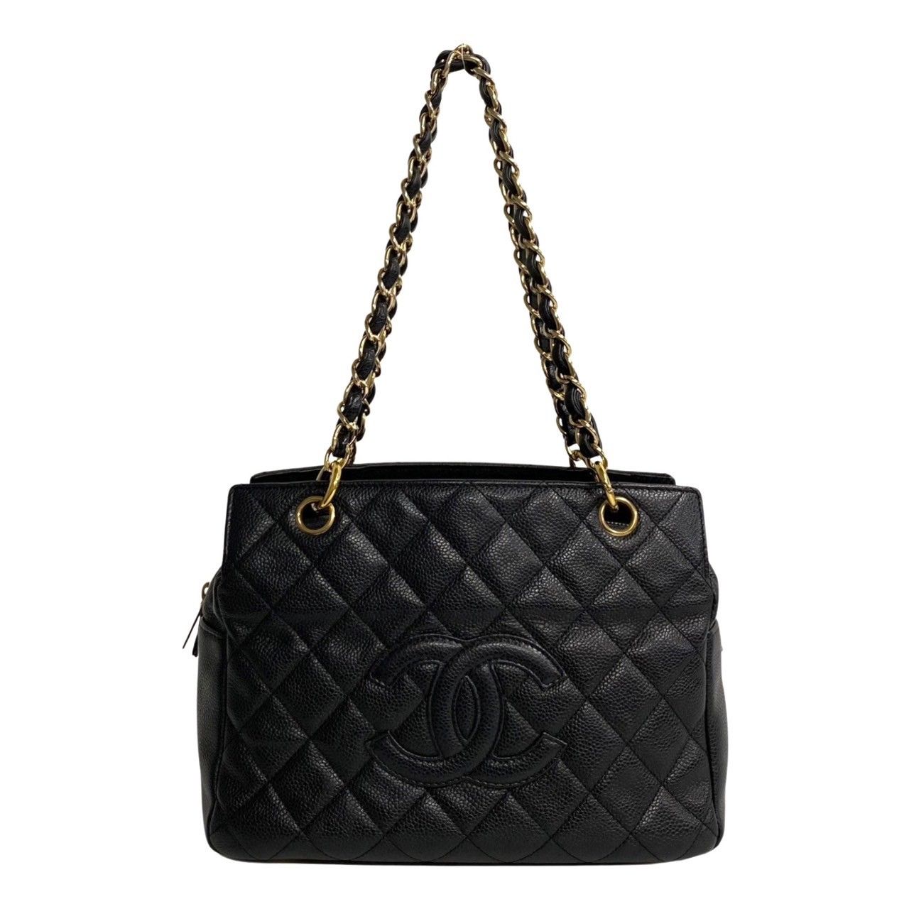 極 美品 カード シール有 4番台 CHANEL シャネル マトラッセ キャビア ...