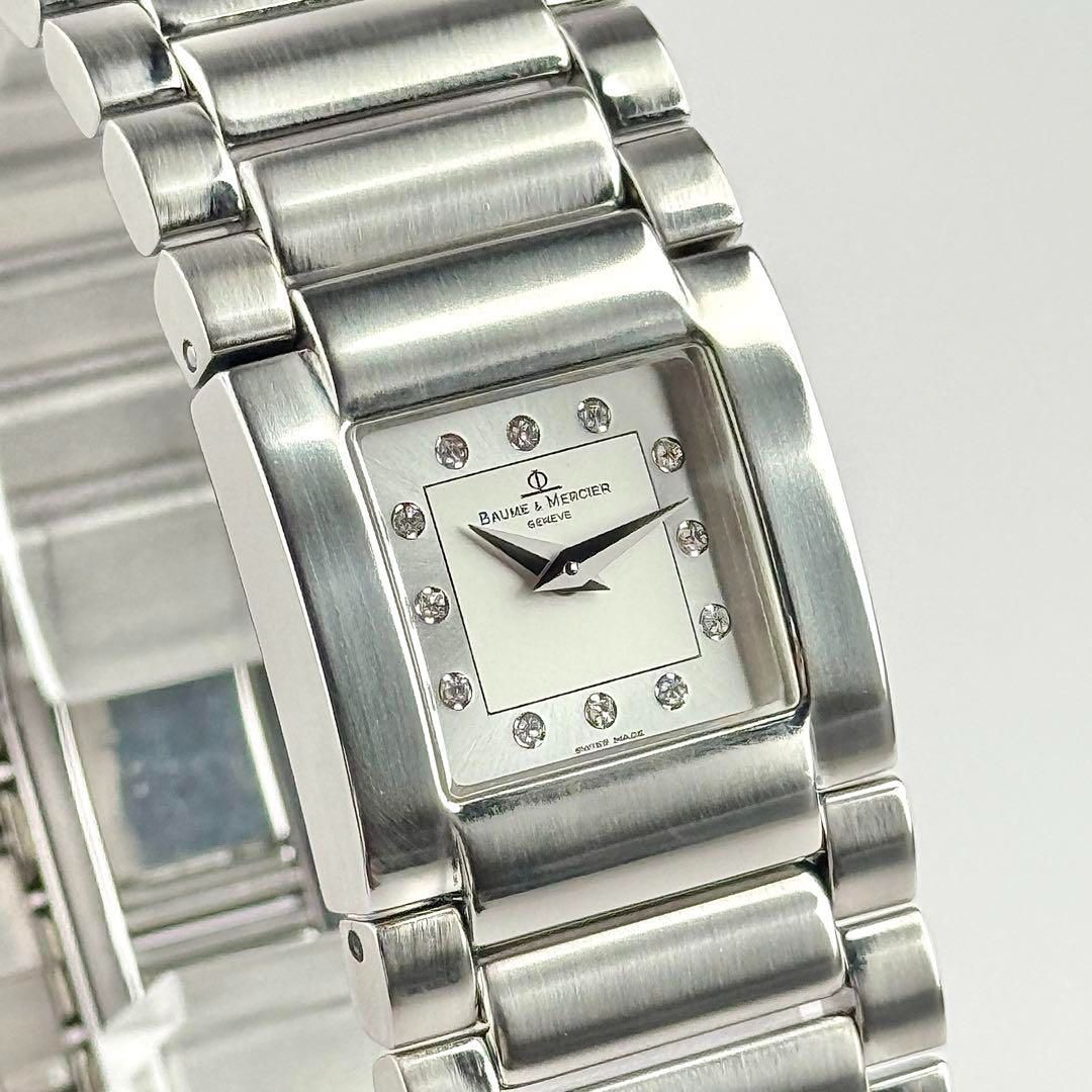 ボーム&メルシエ キャットウォーク 12Pダイヤ 新品電池 レディース
