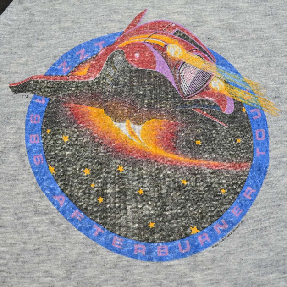 【VINTAGE】80s ZZ TOP AFTERBURNER TOUR 1986七分袖Tシャツ