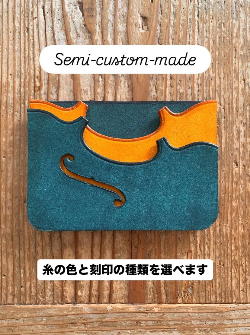 商品 セミオーダーメイド 手縫いの革のパスケース Anatolia custom - Topolino 534