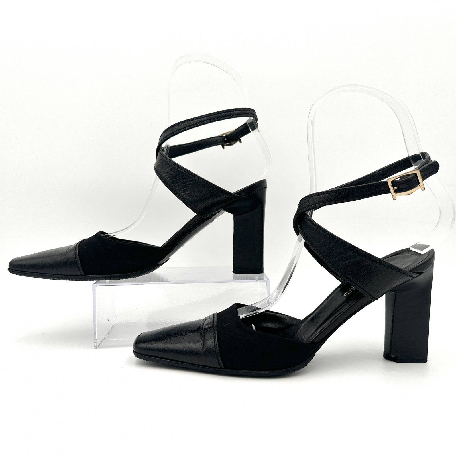 【関税込み】Max Mara タン＆ブラック Braies サンダル 関税込み】Max Mara タン＆ブラック Braies サンダル (Max Mara