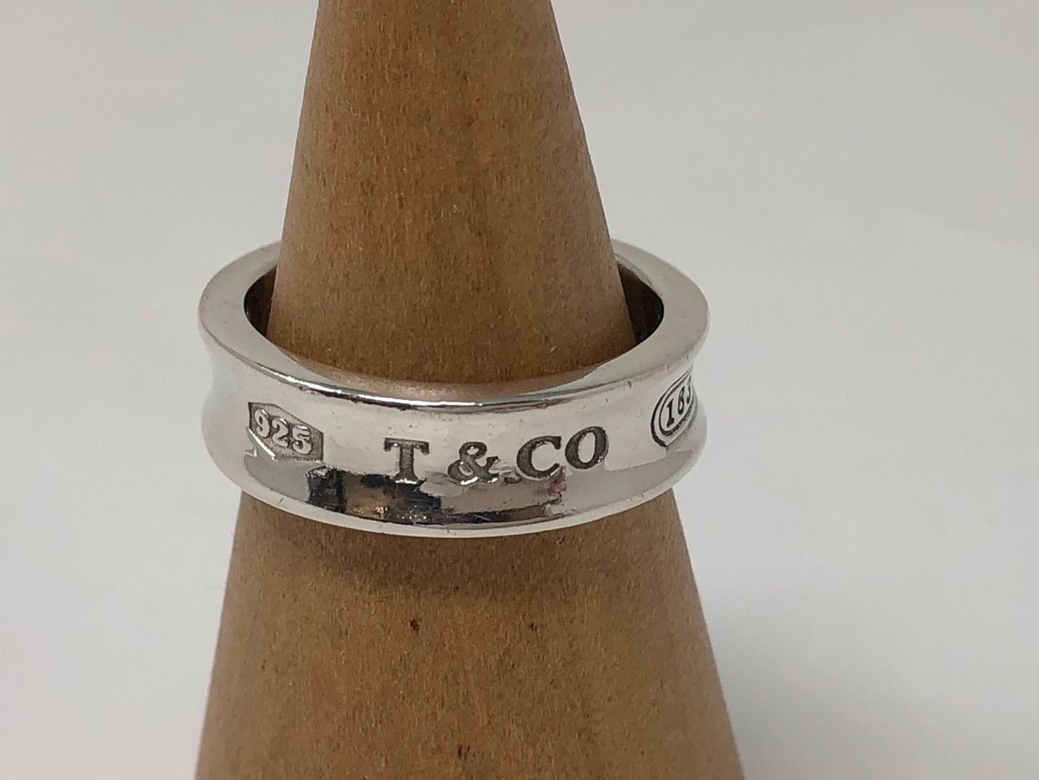 ◆TIFFANY-Co. ティファニー SV925 シルバー リング 1837 指輪 18号 ◆18947