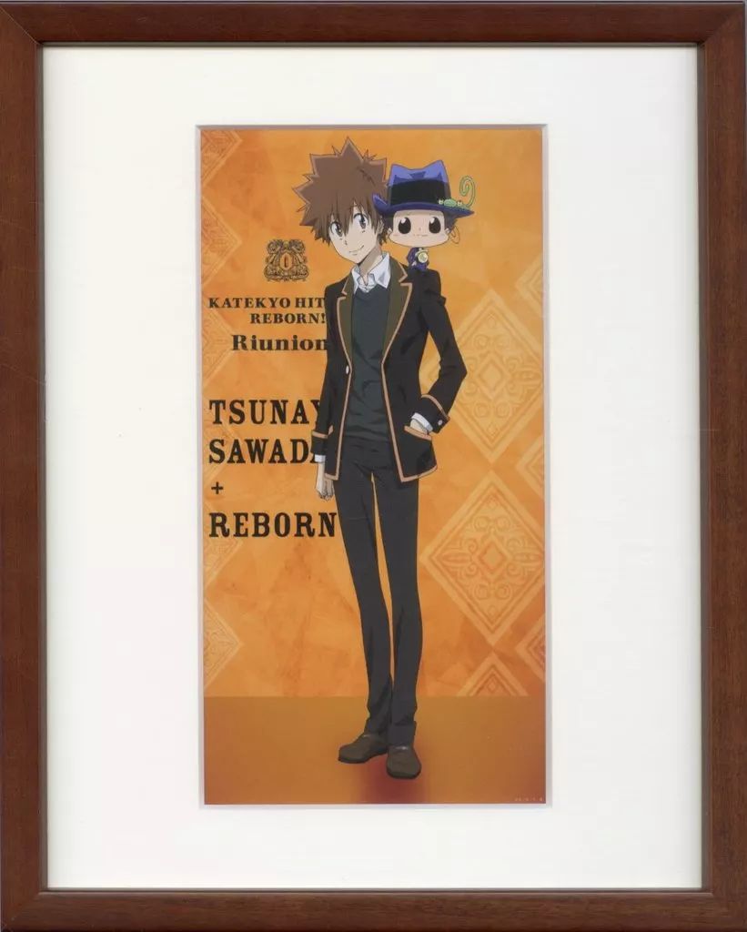 原画イラストボード 付属品付 家庭教師ヒットマンREBORN! リユニオーネ 同窓会 描き下ろしイラスト 沢田綱吉&リボーン 卓上額装絵 WWW_OLIVIERBERNSTEIN_COM