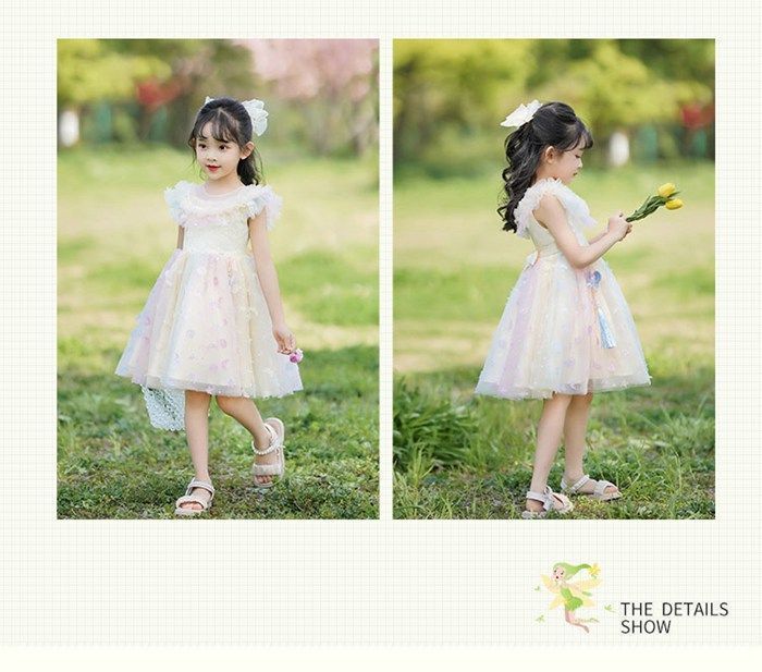 チュールレースドレス ake02