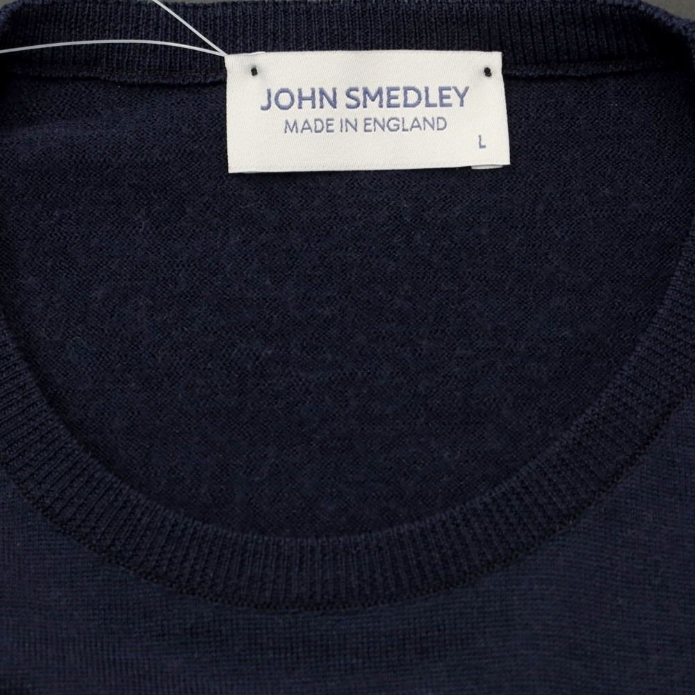 中古】ジョンスメドレー JOHN SMEDLEY ウール クルーネック プル 