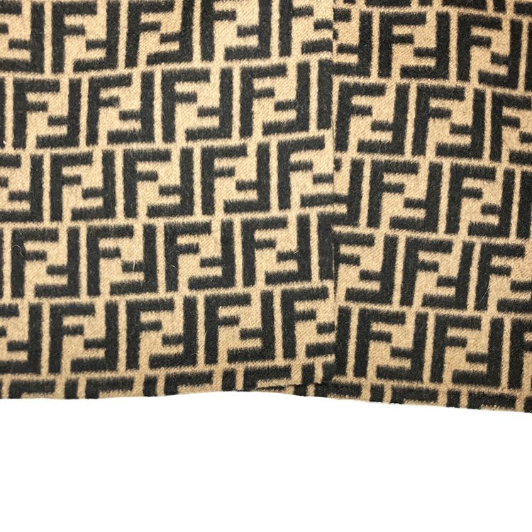 FENDI フェンディ 19AW ズッカ柄 リバーシブル ウールコート