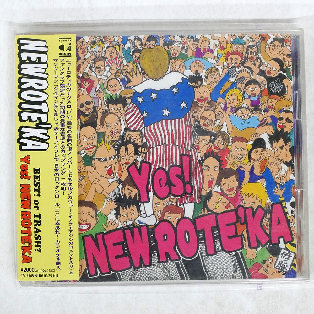 新作人気モデル 国内盤 ニューロティカ/YES! NEW ROTE'KA/TV-FREAK TV-049 CD 邦楽
