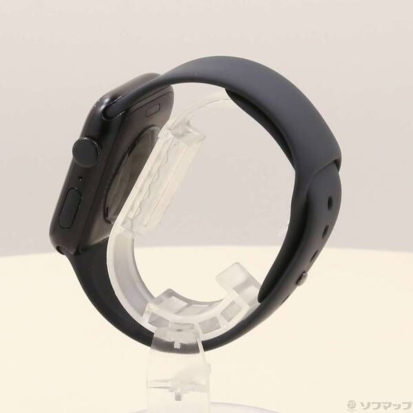 〔 品〕 Apple Watch SE 第2世代 GPS 44mm ミッドナイトアルミニウムケース ミッドナイトスポーツバンド 377