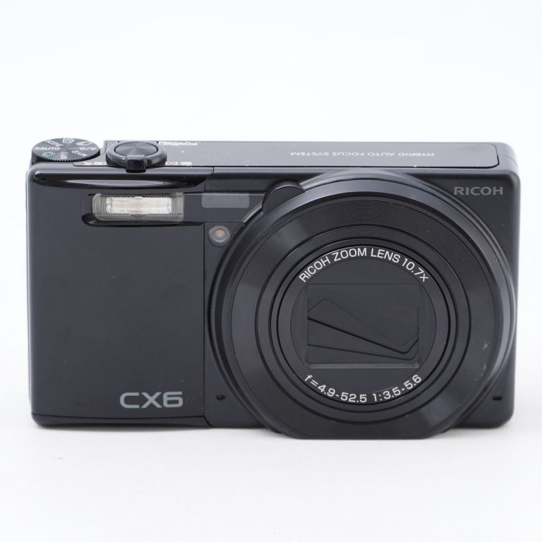 RICOH リコー デジタルカメラ CX6ブラック CX6-BK - カメラ本舗