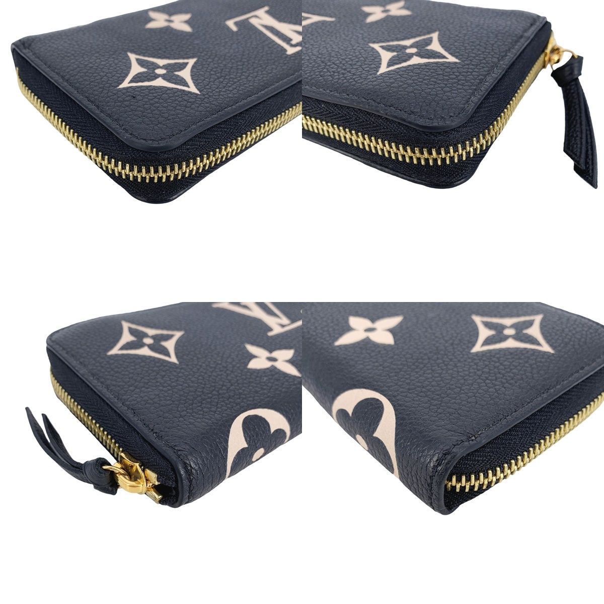極美品✨ルイヴィトン　クレマンス　アンプラント　長財布　ブラック　モノグラム ☆LOUIS VUITTON☆大人気!【クレマンス アンプラント】黒 長財布
