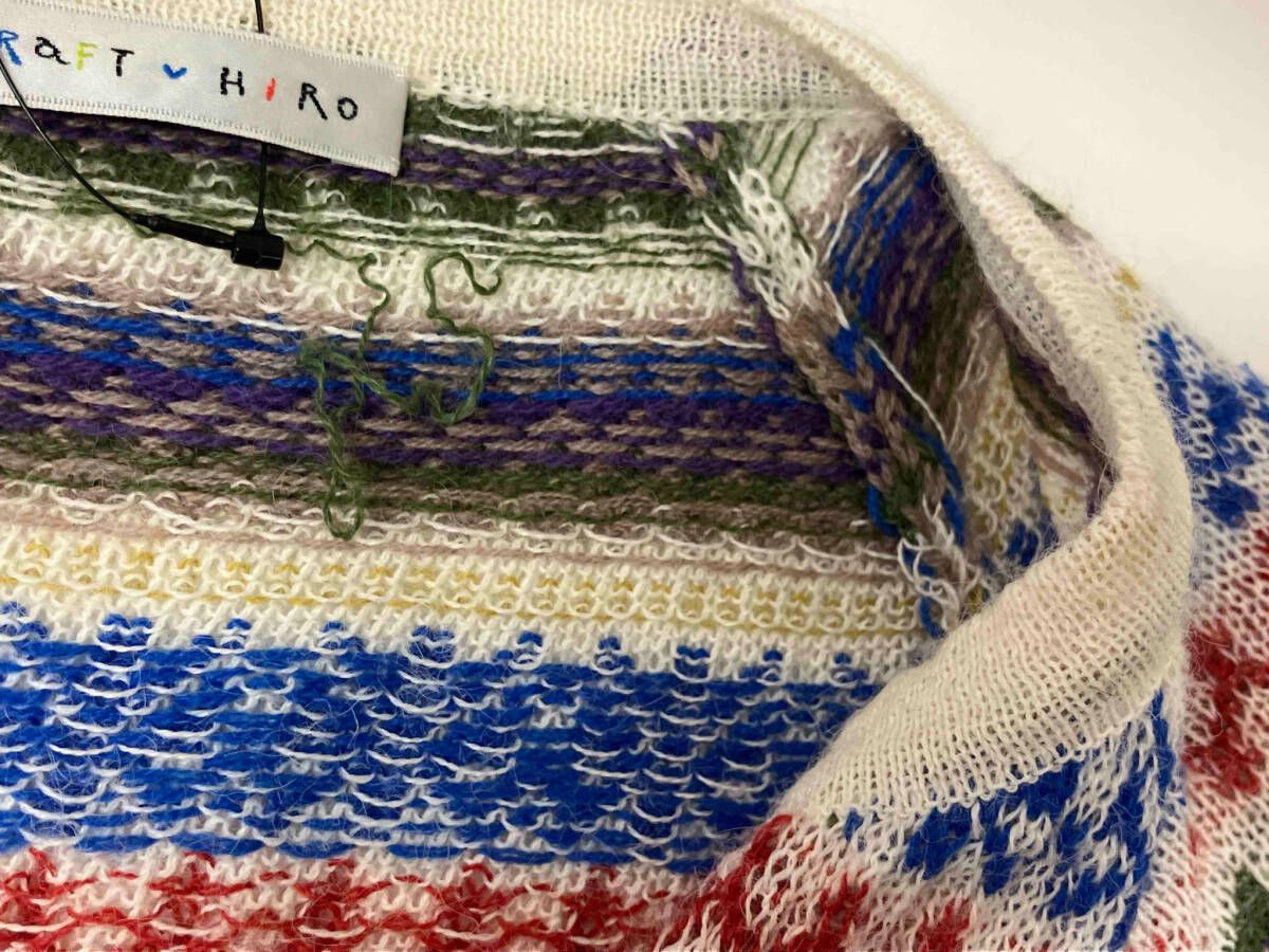 CRaFT HIROクラフトヒロ　ストール付アルパカカーディガン