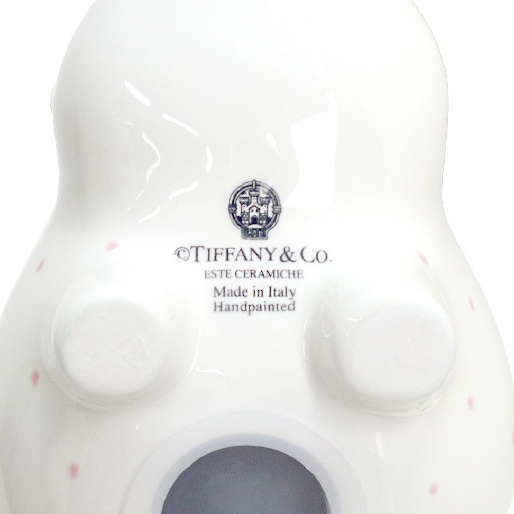 ティファニー ピギーバンク 貯金箱 陶器 ホワイト ティファニー ピギーバンク 貯金箱 陶器 ホワイト A3166692
