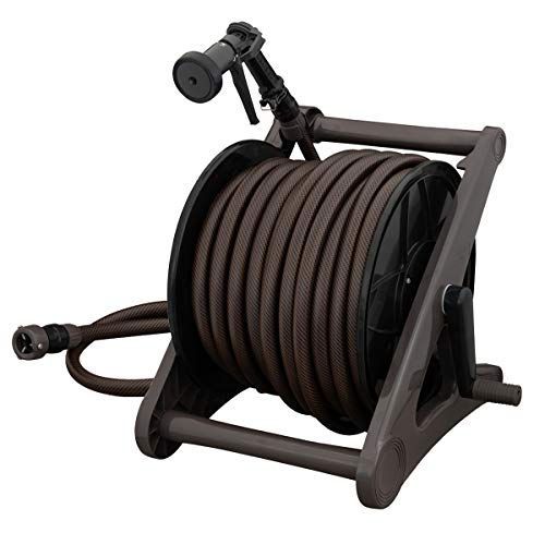 50m_単品 タカギ(Takagi) ホース ホースリール タフブラウン50m ブラウン おしゃれ 大流量 R550TBR