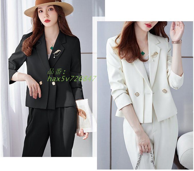 スーツセット レディース パンツセット 20代30代40代 事務服 スーツジャケット ビジネススーツ 入学式 セレモニー オシャレ カジュアル 卒業式 ママ 通勤 hax5v726847