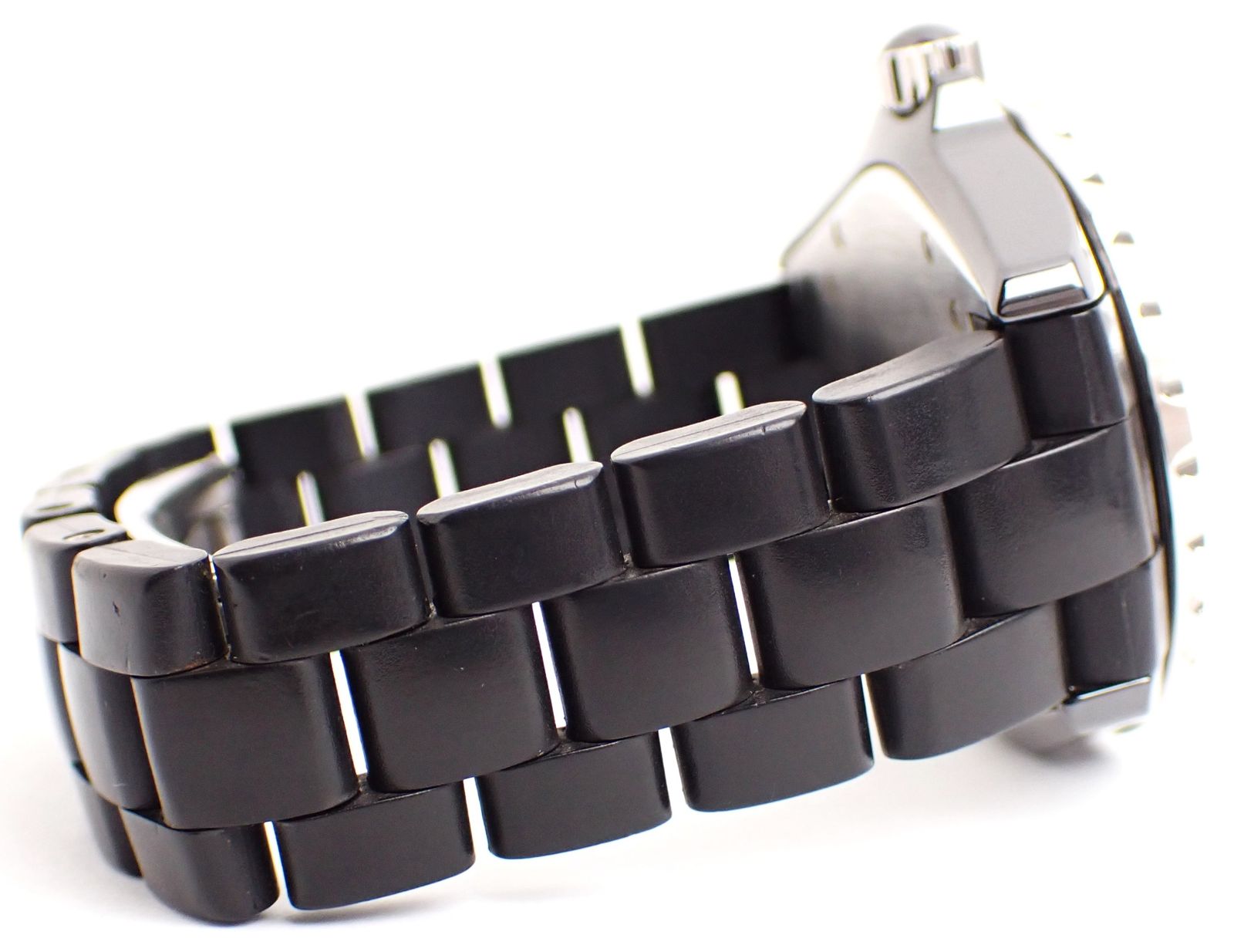 CHANEL j12 ラバー　ブラック J12 ダイヤモンドベゼル キャリバー 12.2, 33mm - ブラック