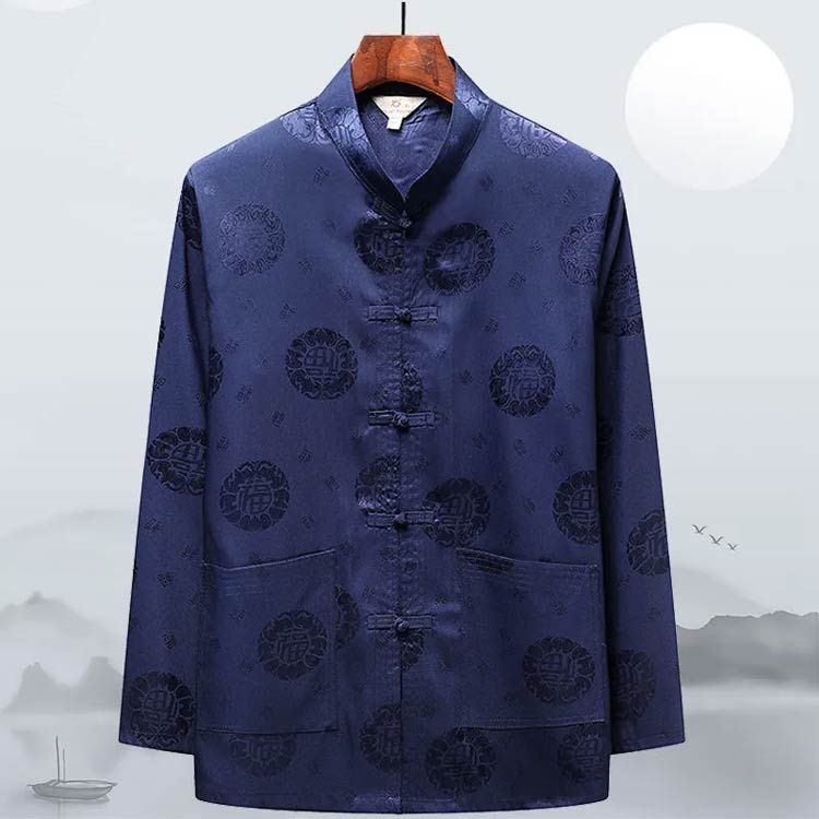 カジュアルシャツ メンズ チャイナ服 チャイナシャツ 竜