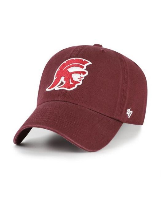 送料無料 47ブランド メンズ 帽子 アクセサリー Men s Maroon USC Trojans Clean Up Adjustable Hat Maroon