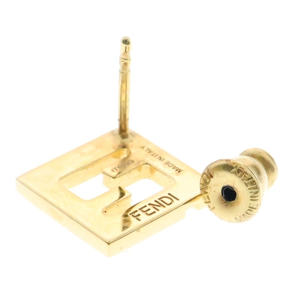 FENDI フェンディ FFロゴ オーロック シングル ピアス ゴールド 片耳