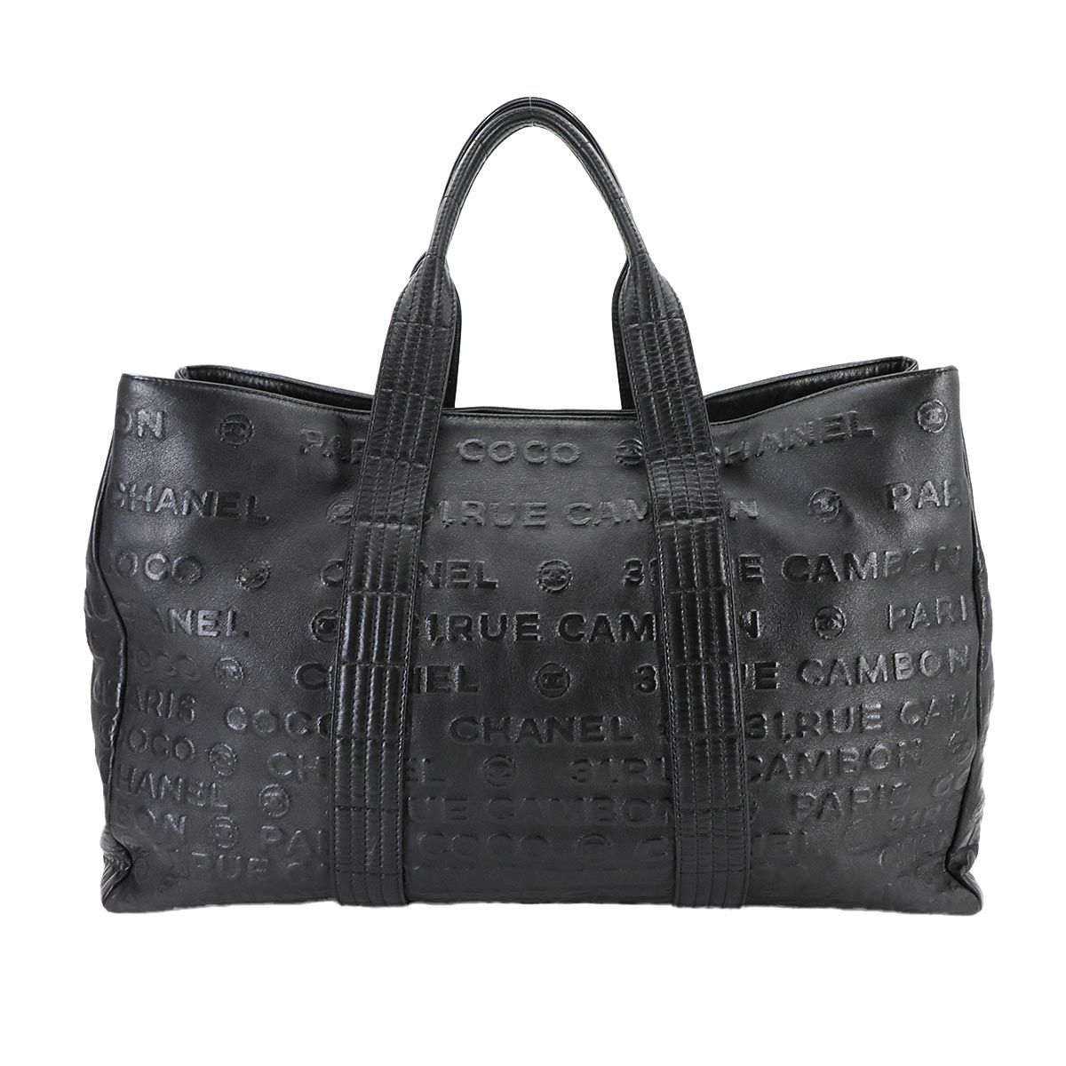 CHANEL(シャネル) トートバッグ アンリミテッド シルバー×黒