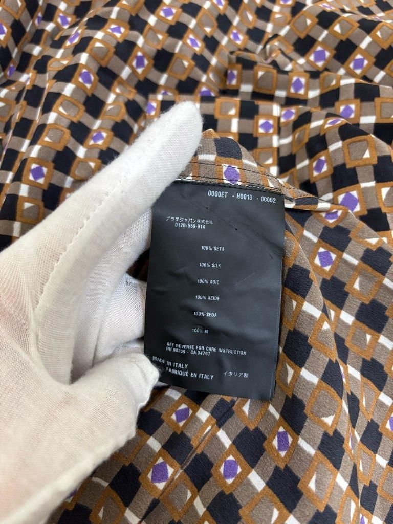 シャツワンピース 長袖