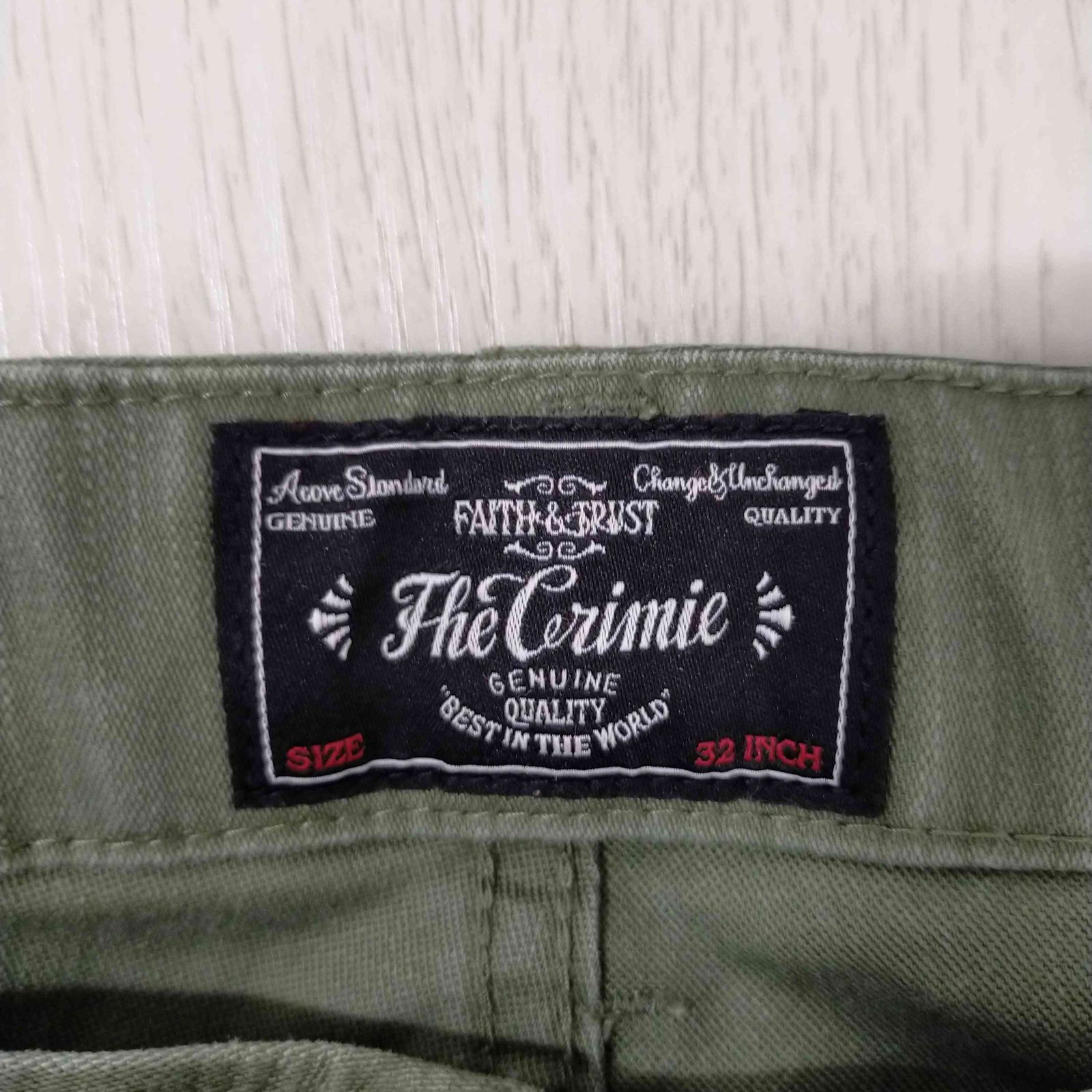 クライミー THE CRIMIE FAITH&TRUST ワークパンツ メンズ US：32-33