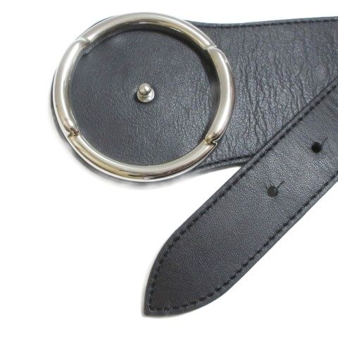 Gianni Pizzini ジャンニピジーニ 美品 レザー ワイドベルト