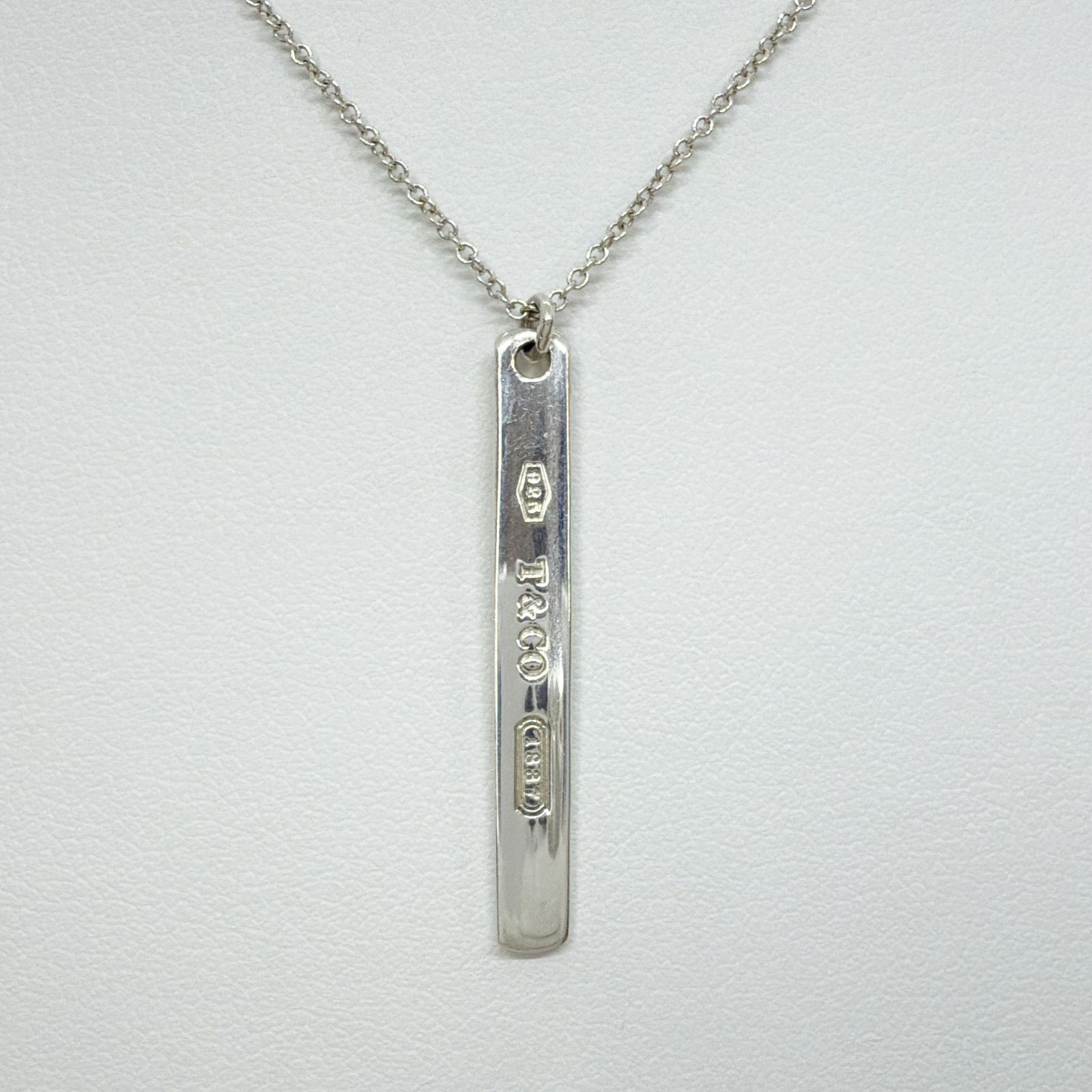 極美品】Tiffany&Co. 1837 Ag925 ネックレス シルバー 2.4g