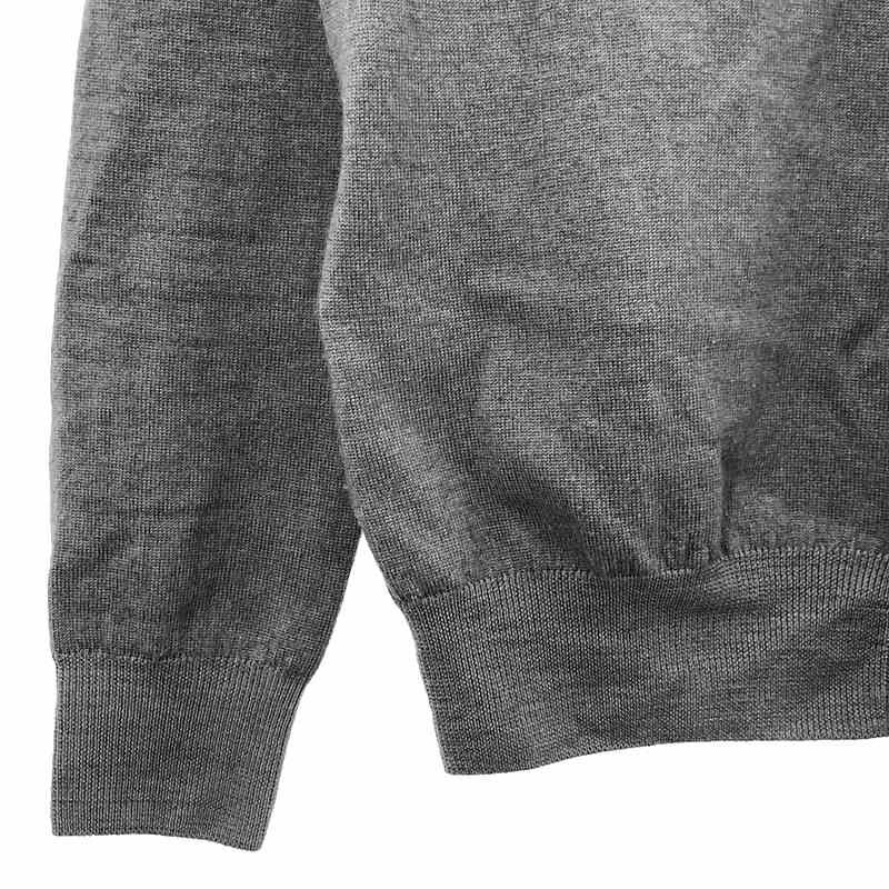 PRADA / プラダ | ウールVネックカーディガン | 42 | グレー