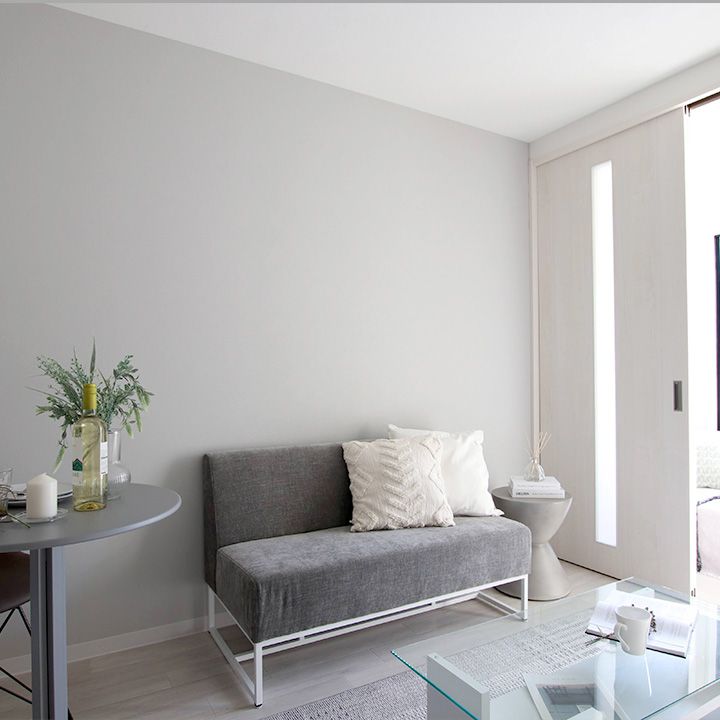 モデルルーム ベンチソファ 2人掛け グレー